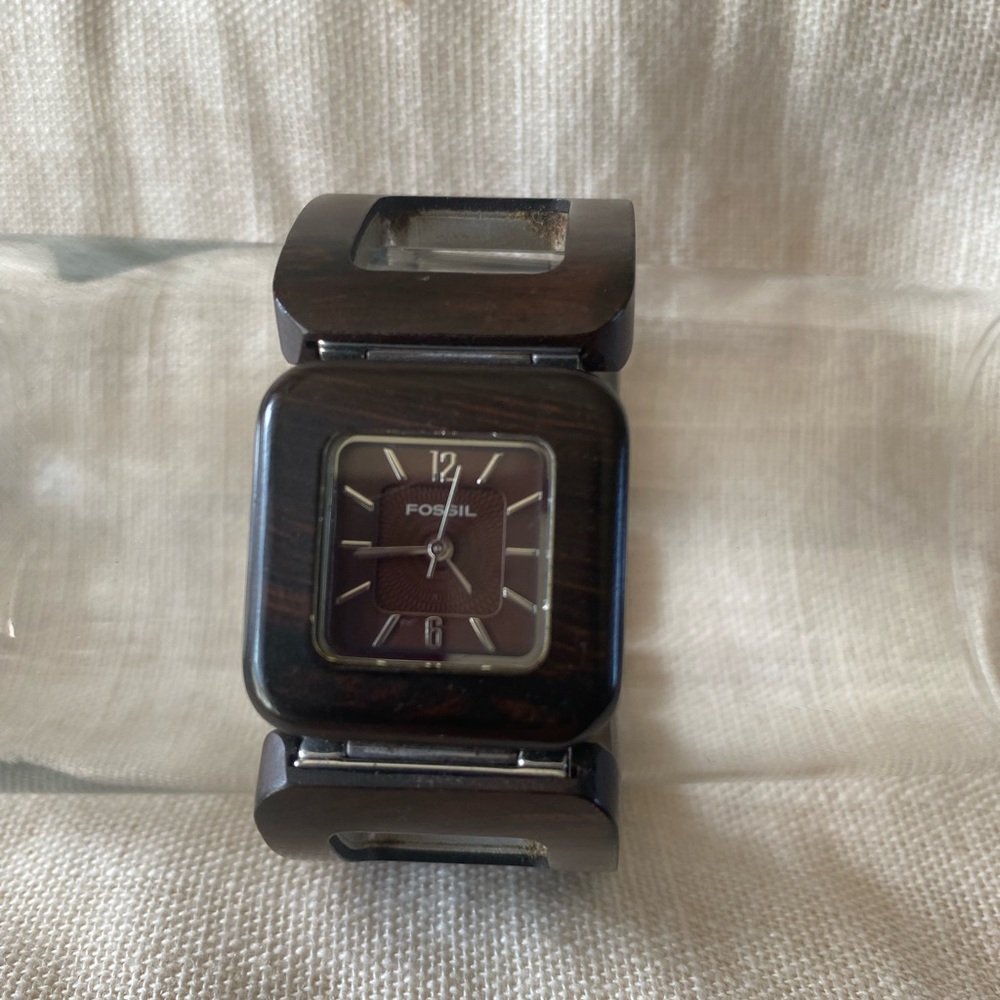 Womens Woodgrain Watch